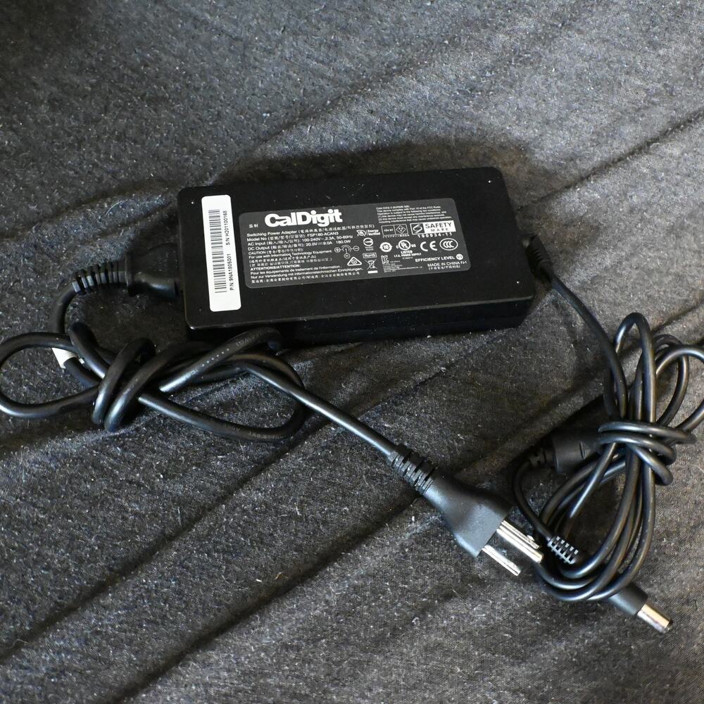 CalDigit FSP180-ACAN3 OEM Power Supply Cord (for Thunderbolt 3 Dock TS3)